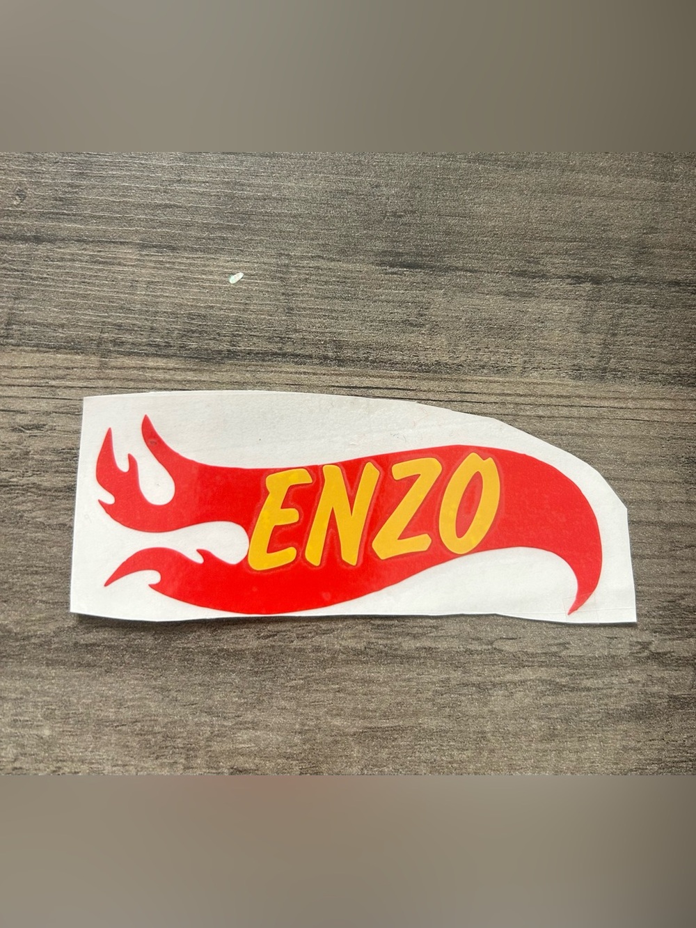 Hot Wheels Custom Sticker